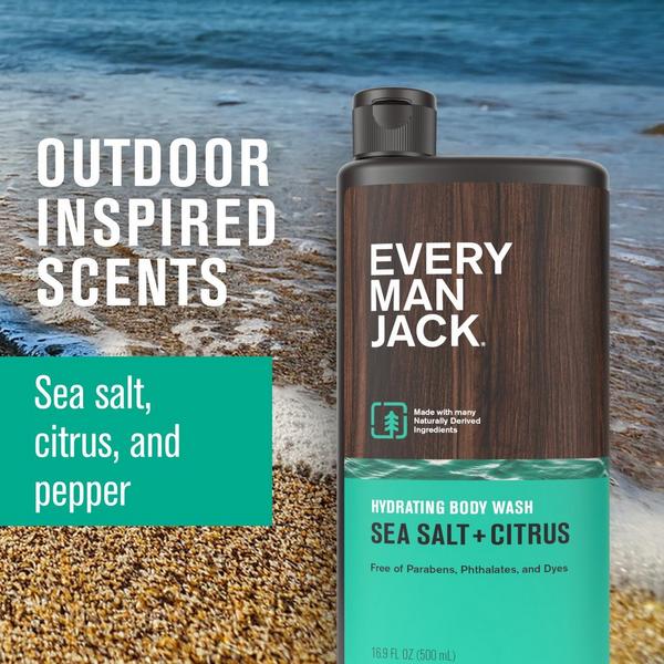 Ulta Every Man Jack  Sea Salt + Citrus Men's Hydrating Body Wash