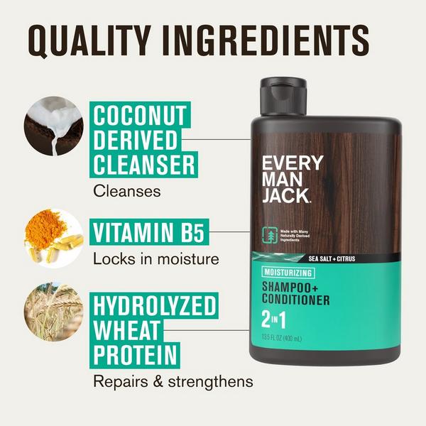 Ulta Every Man Jack  Sea Salt Men's 2-in-1 Daily Shampoo + Conditioner