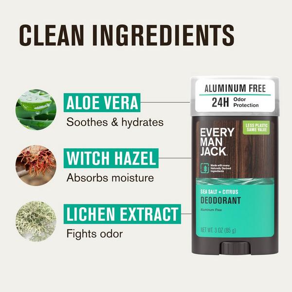 Ulta Every Man Jack  Sea Salt Men's Long-Lasting Deodorant