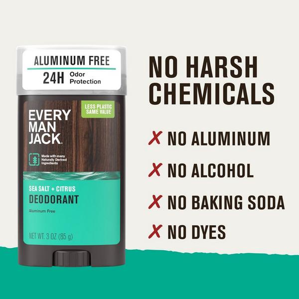 Ulta Every Man Jack  Sea Salt Men's Long-Lasting Deodorant