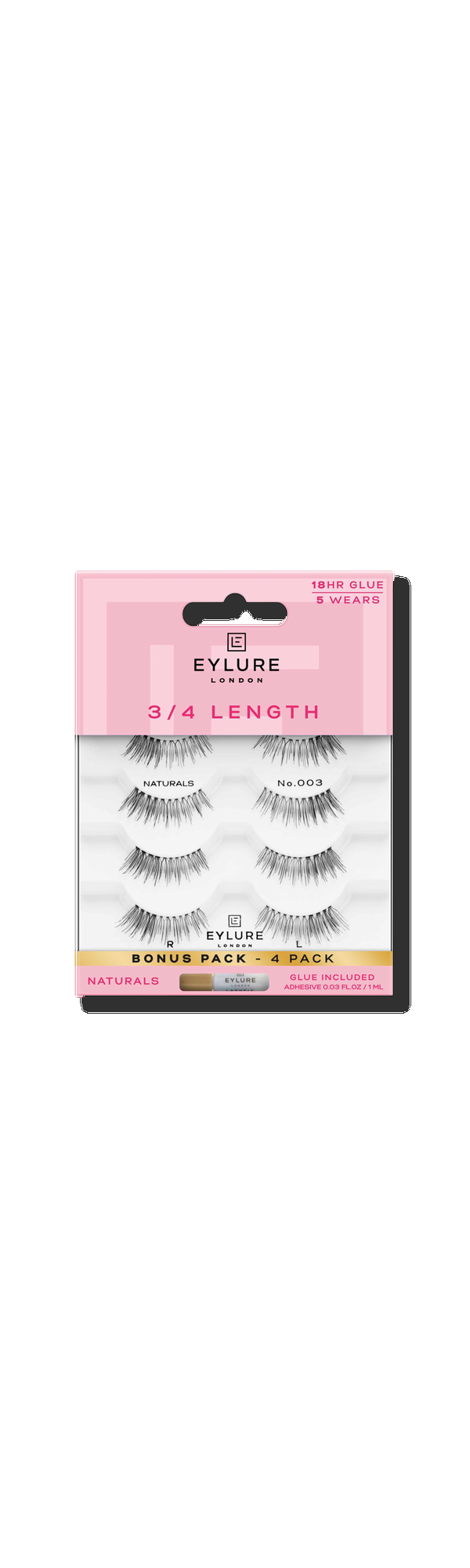 Ulta Eylure  3/4 Length Naturals Accent No. 003 Eyelashes Multipack