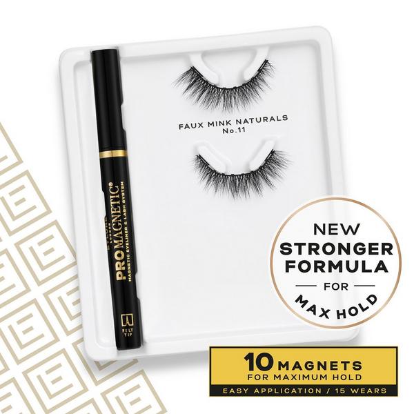 Ulta Eylure  ProMagnetic Eyeliner & 10 Magnets Faux Mink Natural No. 11 Eyelashes