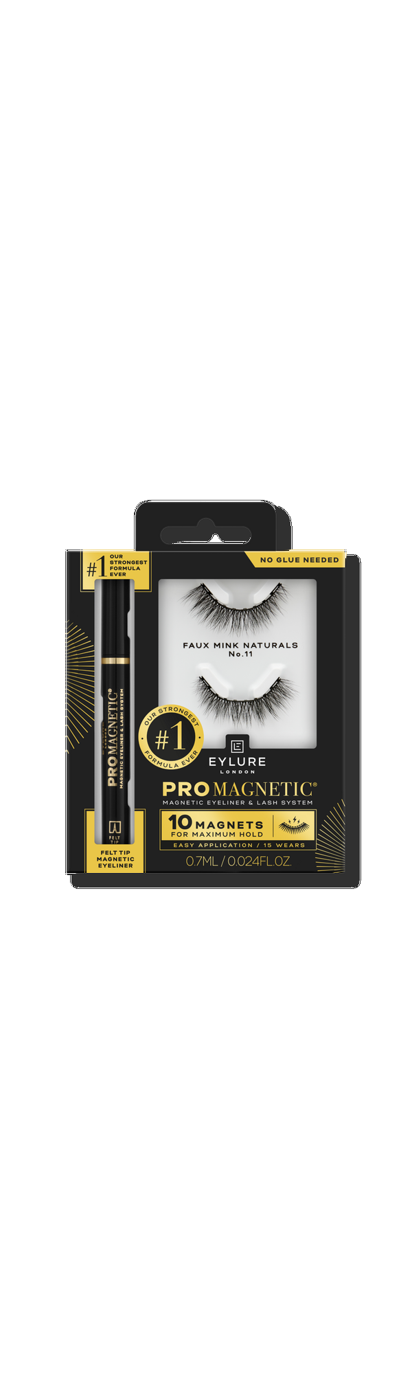 Ulta Eylure  ProMagnetic Eyeliner & 10 Magnets Faux Mink Natural No. 11 Eyelashes