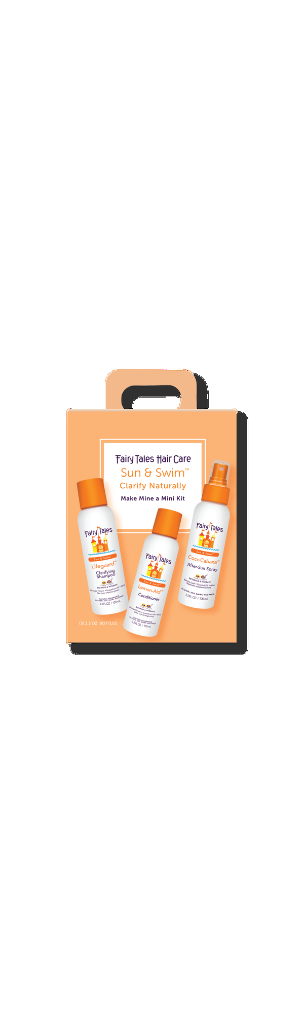 Ulta Fairy Tales  Sun & Swim Shampoo Conditioner and Spray Travel Kit