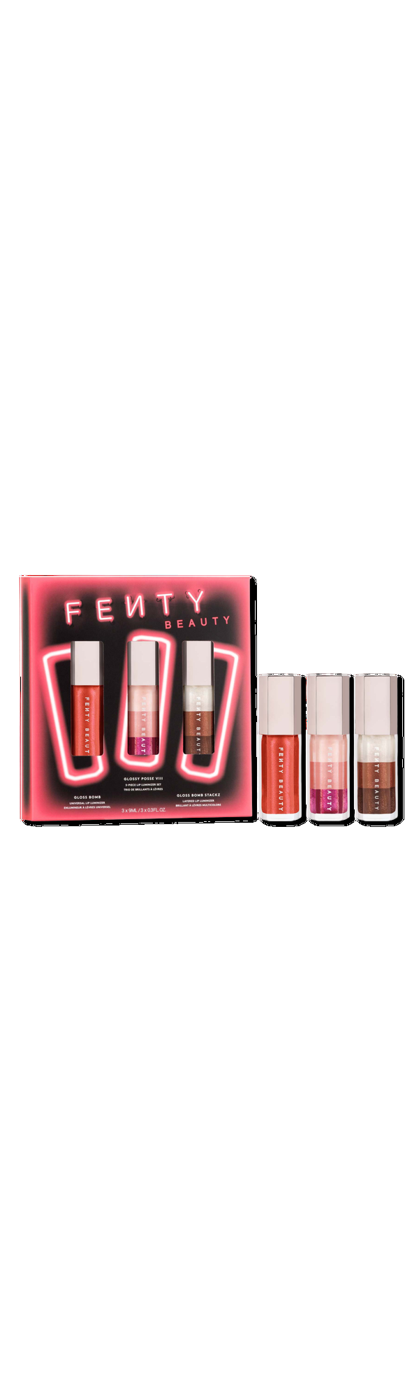 Ulta FENTY BEAUTY by Rihanna  Glossy Posse VIII 3-Piece Lip Luminizer Set