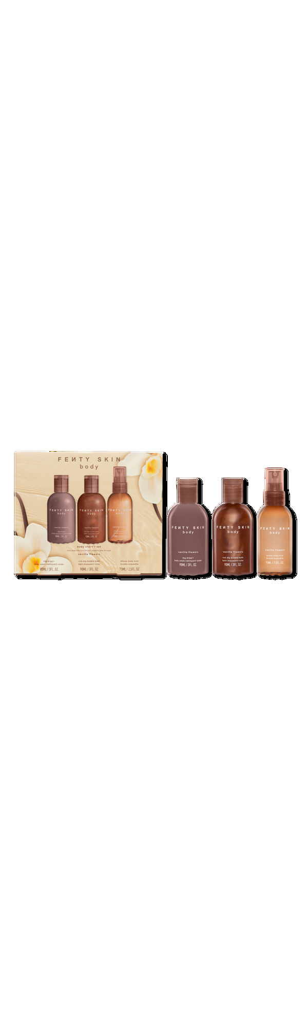 Ulta FENTY SKIN body  Body Start'r Set Mini Body Trio
