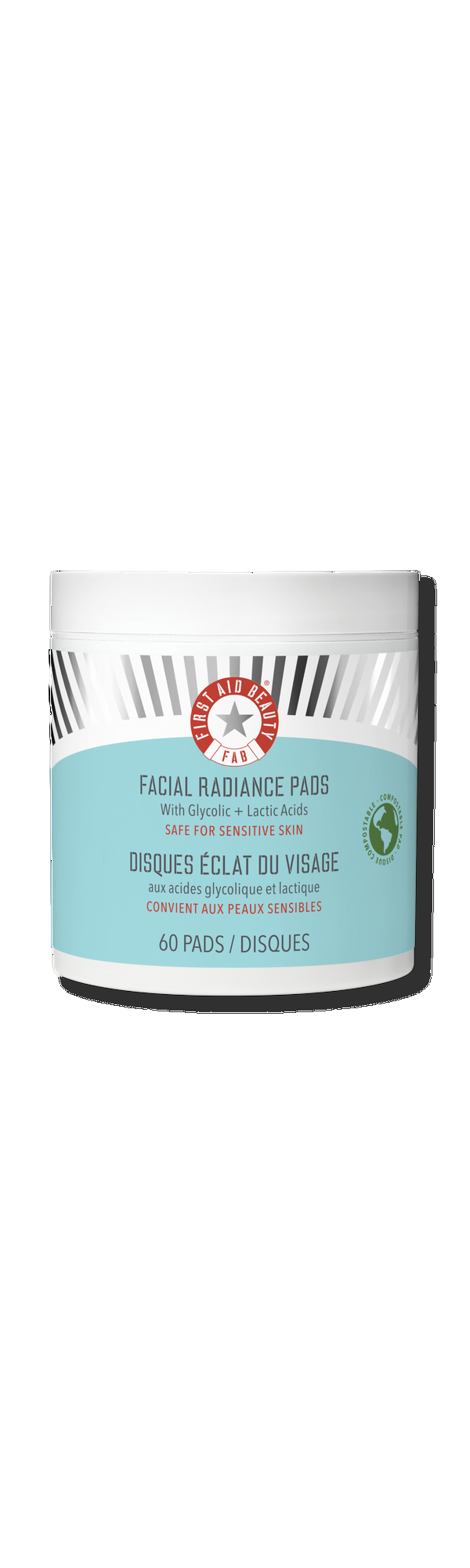 Ulta First Aid Beauty  Facial Radiance Pads with Glycolic + Lactic Acids