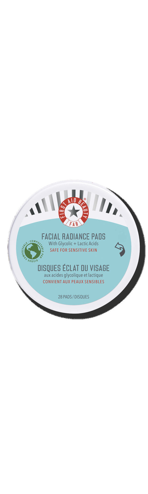 Ulta First Aid Beauty  Travel Size Facial Radiance Pads with Glycolic + Lactic Acids