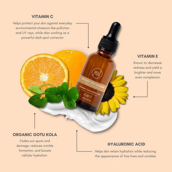 Ulta Flora & Noor  Bright Side Vitamin C And Hyaluronic Acid Serum