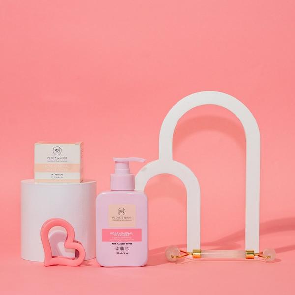 Ulta Flora & Noor  Rose Renewal Tri-Peptide And Ceramide Cleanser