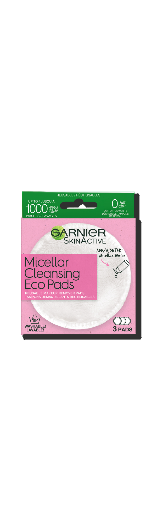 Ulta Garnier  SkinActive Micellar Cleansing Eco Pads Reusable 3 Pack