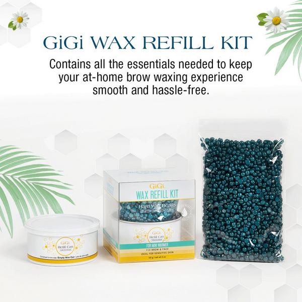 Ulta Gigi  Wax Refill Kit Hard Wax Beads And Refill Can