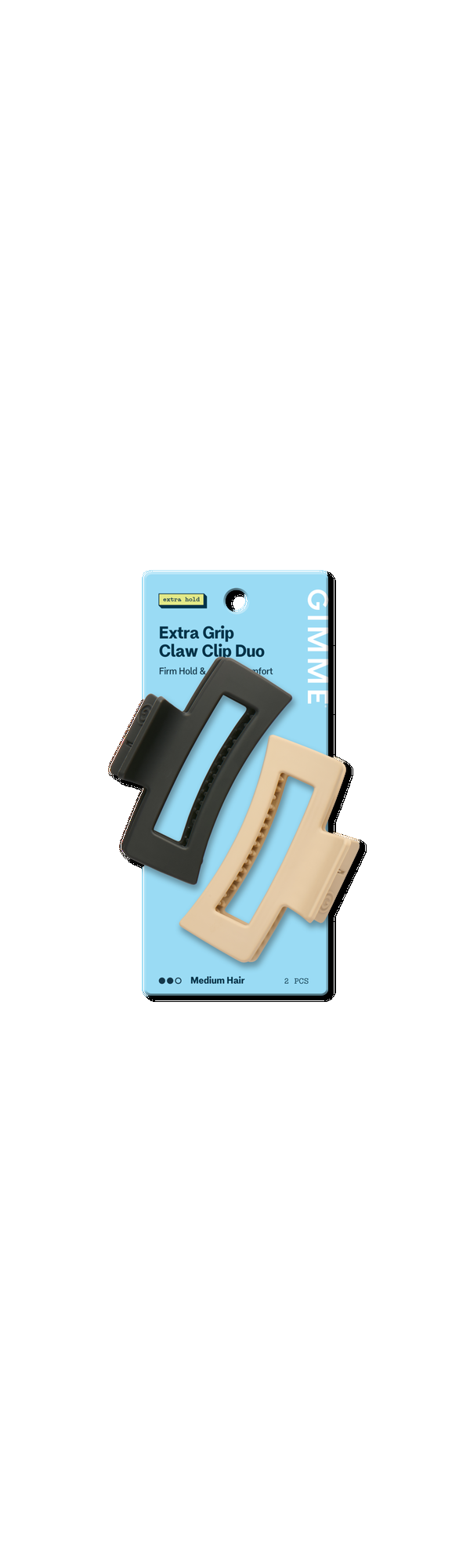 Ulta GIMME beauty  Extra Grip Rectangle Claw Clip for Medium Hair