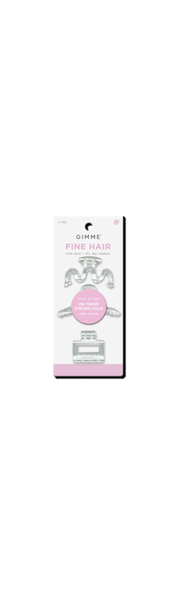 Ulta GIMME beauty  Fine Hair Assorted Mini Claw Clips