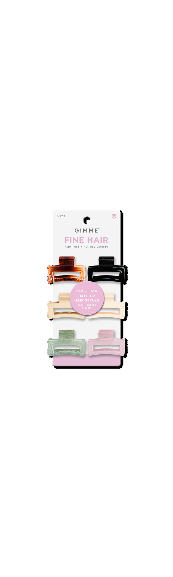 Ulta GIMME beauty  Fine Hair Small Rectangles Claw Clip