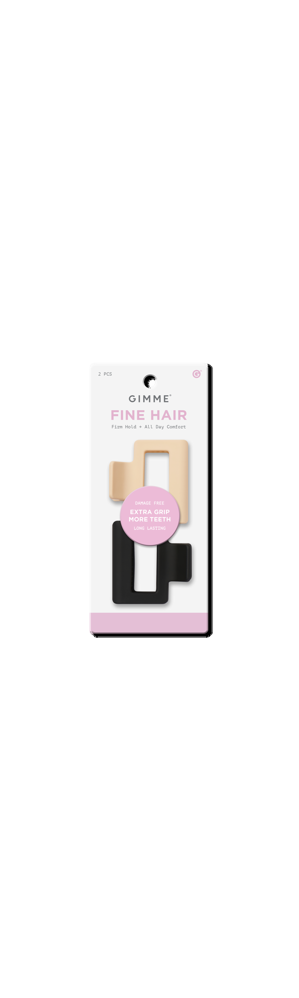 Ulta GIMME beauty  Fine Hair Square Extra Grip Claw Clip