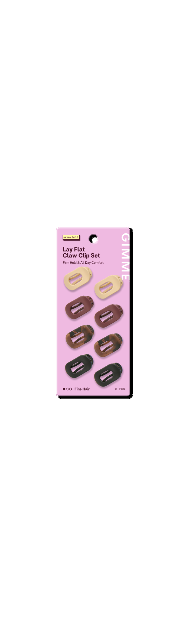 Ulta GIMME beauty  Mini Lay Flat Claw Clips for Fine Hair