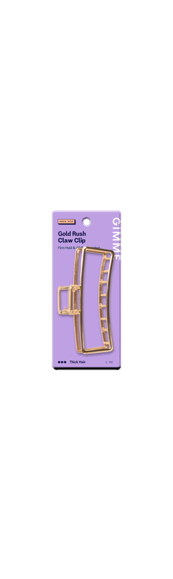 Ulta GIMME beauty  Rectangle Metal Claw Clip for Thick Hair