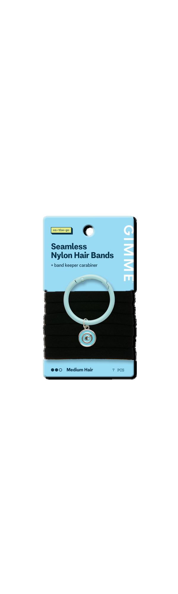 Ulta GIMME beauty  Seamless Hair Ties for Medium Hair with Band Ring