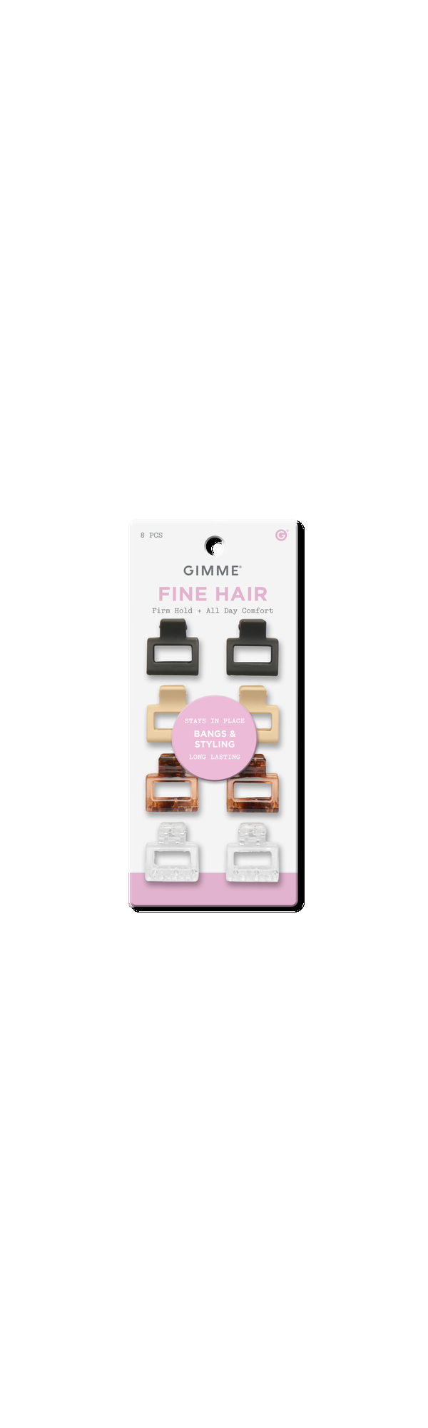 Ulta GIMME beauty  Small Square Claw Clip for Fine Hair