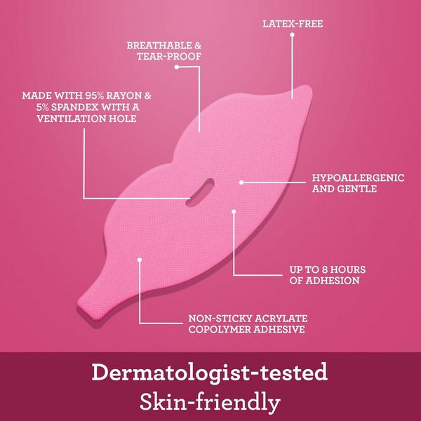 Ulta GuruNanda  Hypoallergenic Pink Night Tape + Travel Case