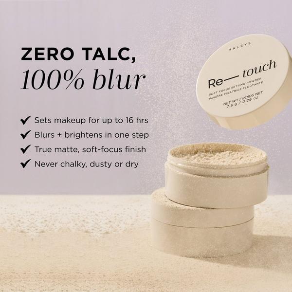 Ulta HALEYS Beauty  Re-touch Soft Focus Setting Powder