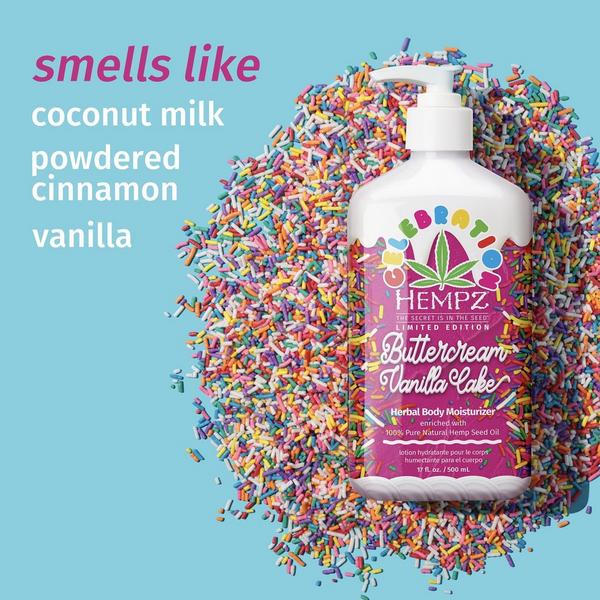Ulta Hempz  Buttercream Vanilla Cake Herbal Body Moisturizer