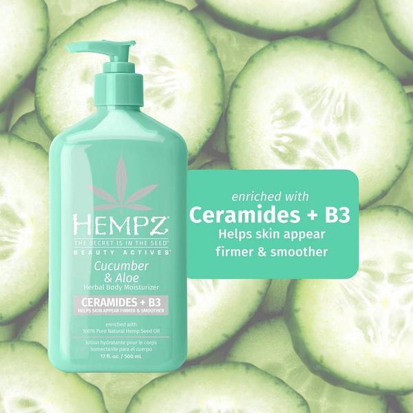 Ulta Hempz  Cucumber & Aloe Moisturizer With Ceramides + B3