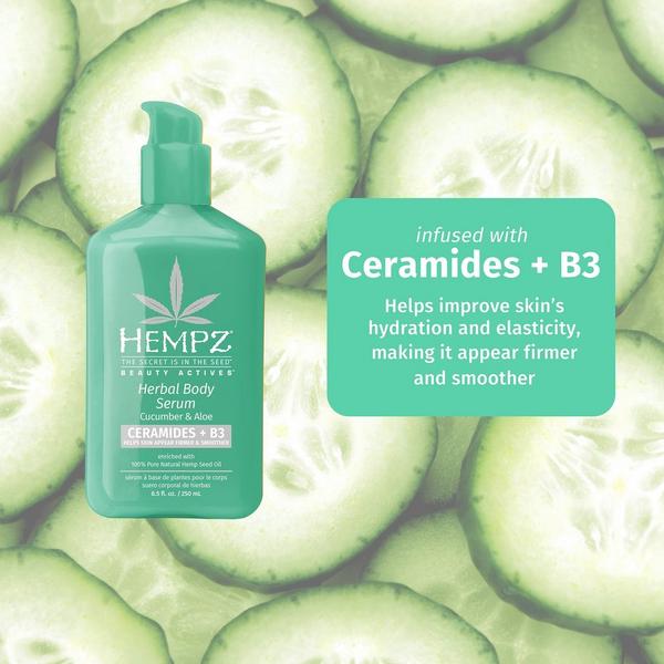 Ulta Hempz  Cucumber And Aloe Herbal Body Serum With Ceramides & B3