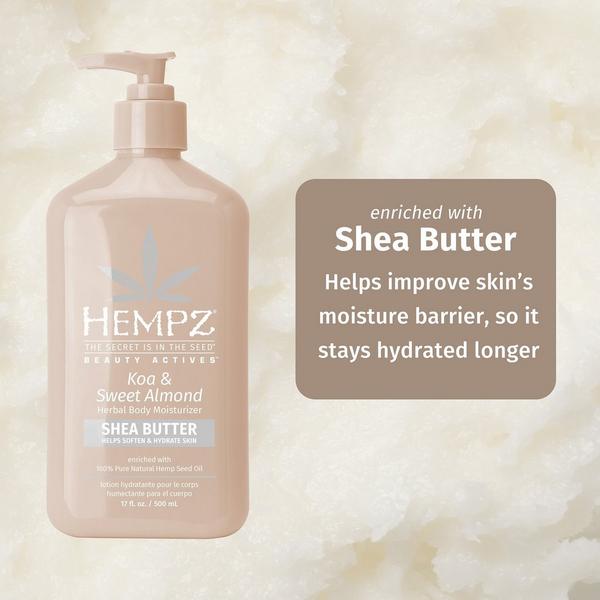 Ulta Hempz  Koa & Sweet Almond Herbal Body Moisturizer With Shea Butter