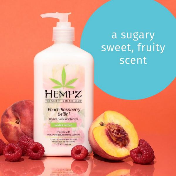 Ulta Hempz  Limited Edition Peach Raspberry Bellini Herbal Body Moisturizer