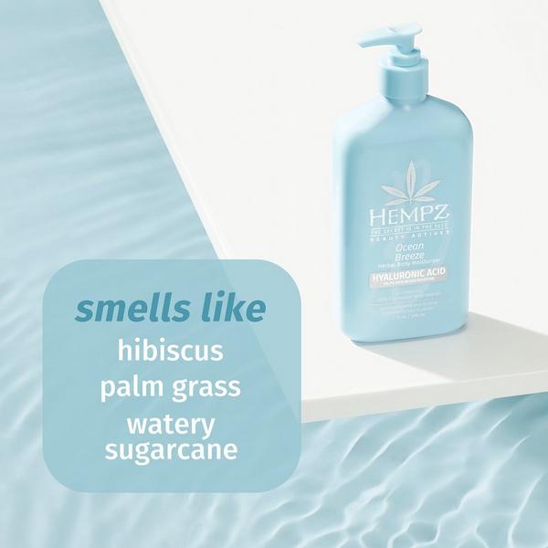 Ulta Hempz  Ocean Breeze Herbal Body Moisturizer With Hyaluronic Acid