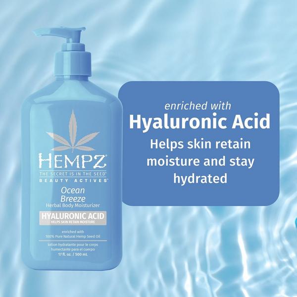 Ulta Hempz  Ocean Breeze Herbal Body Moisturizer With Hyaluronic Acid