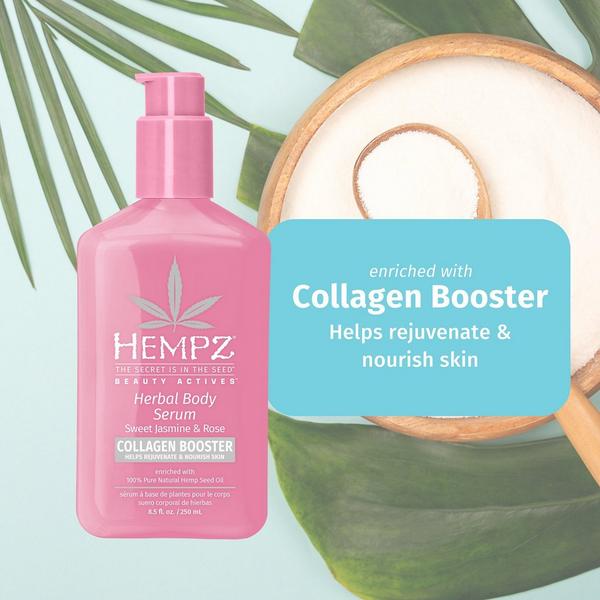 Ulta Hempz  Sweet Jasmine And Rose Herbal Body Serum With Plant Collagen