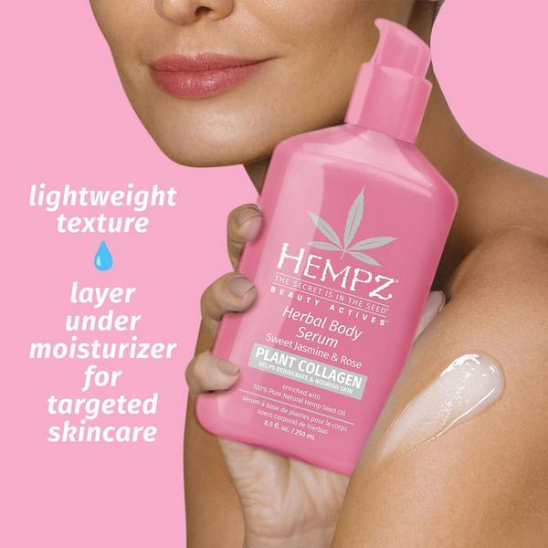Ulta Hempz  Sweet Jasmine And Rose Herbal Body Serum With Plant Collagen