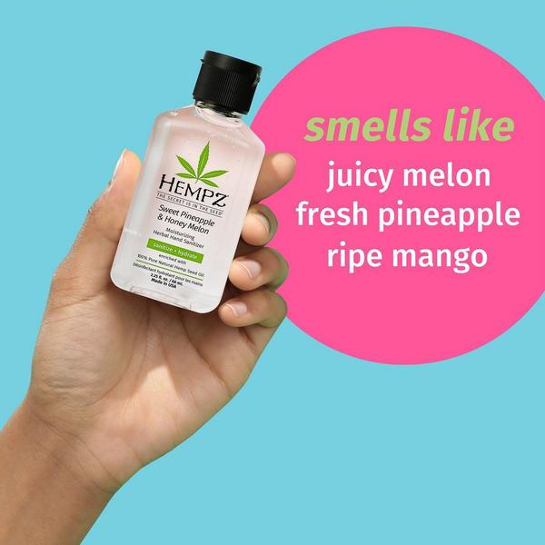 Ulta Hempz  Travel Size Sweet Pineapple & Honey Melon Moisturizing Hand Sanitizer