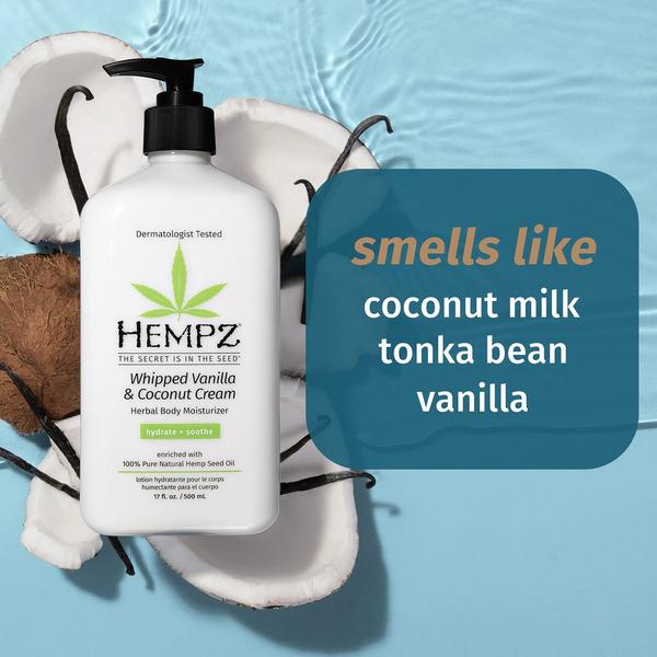 Ulta Hempz  Whipped Vanilla & Coconut Cream Body Moisturizer