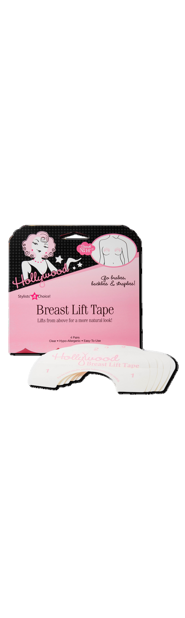 Ulta Hollywood Fashion Secrets  Breast Lift Tape Clear Hypo-Allergenic