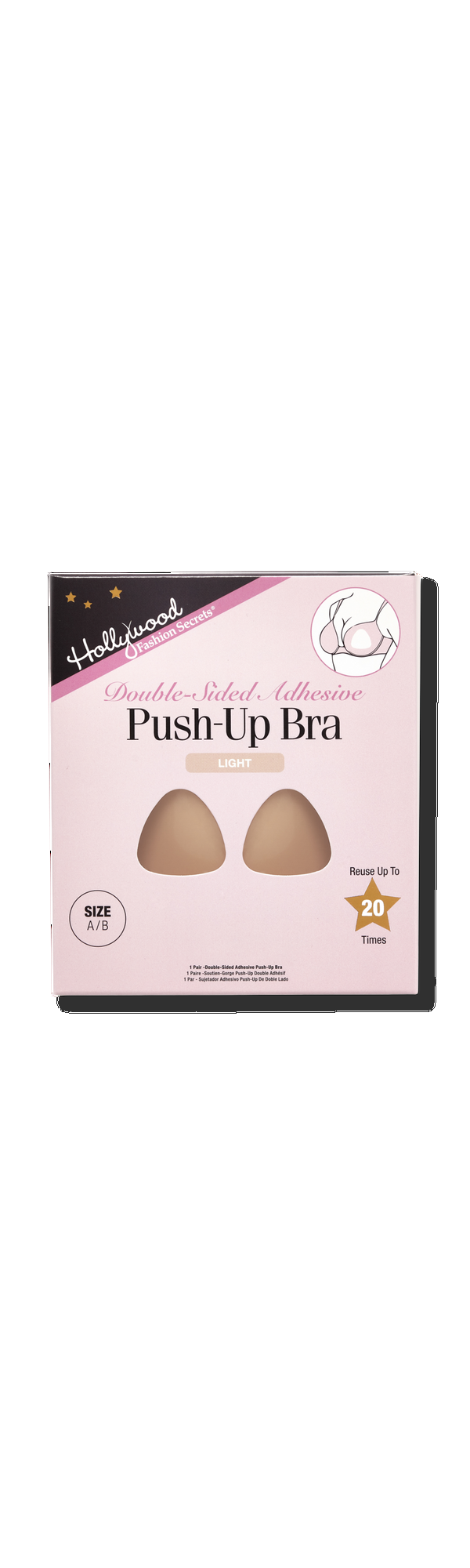Ulta Hollywood Fashion Secrets  Double-Sided Adhesive Push-Up Bra