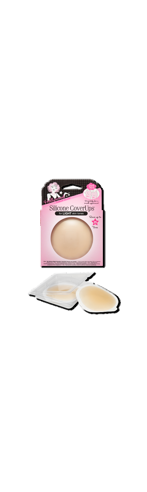 Ulta Hollywood Fashion Secrets  Silicone CoverUps Self-Adhesive Nipple Concealers