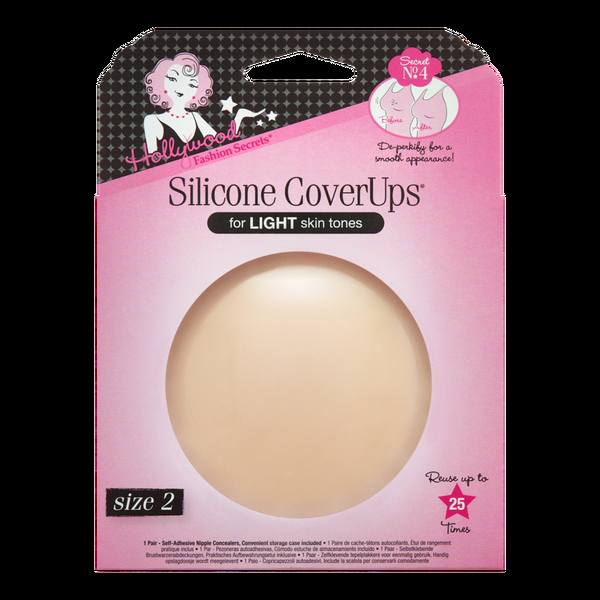Ulta Hollywood Fashion Secrets  Silicone CoverUps Size 2 Self-Adhesive Nipple Concealers