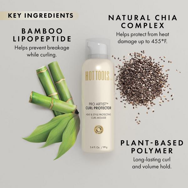 Ulta Hot Tools  Travel Size Pro Artist Curl Protector Heat & Style Protecting Mousse