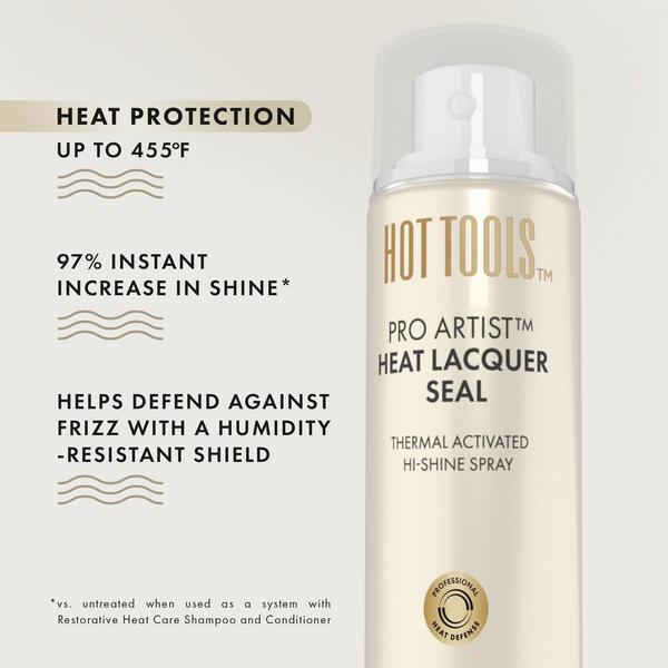 Ulta Hot Tools  Travel Size Pro Artist Heat Lacquer Seal Thermal Activated Hi-Shine Spray