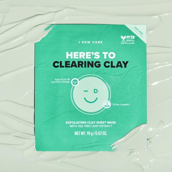 Ulta I Dew Care  Here's To Clearing Clay Exfoliating Sheet Mask