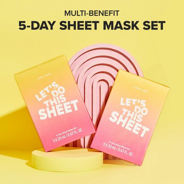 Ulta I Dew Care  Let's Do This Sheet 5-Day Sheet Mask Set