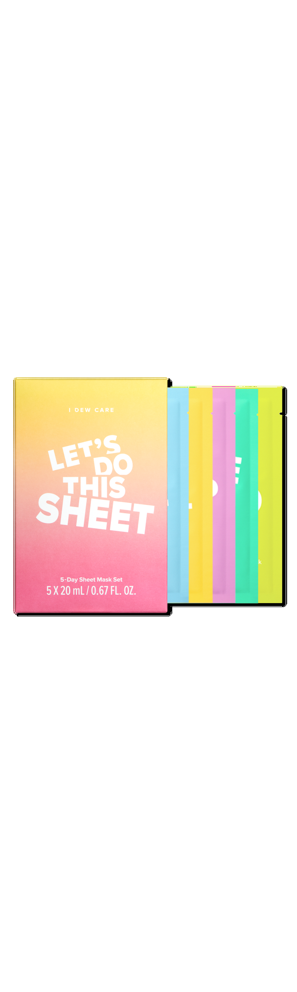 Ulta I Dew Care  Let's Do This Sheet 5-Day Sheet Mask Set