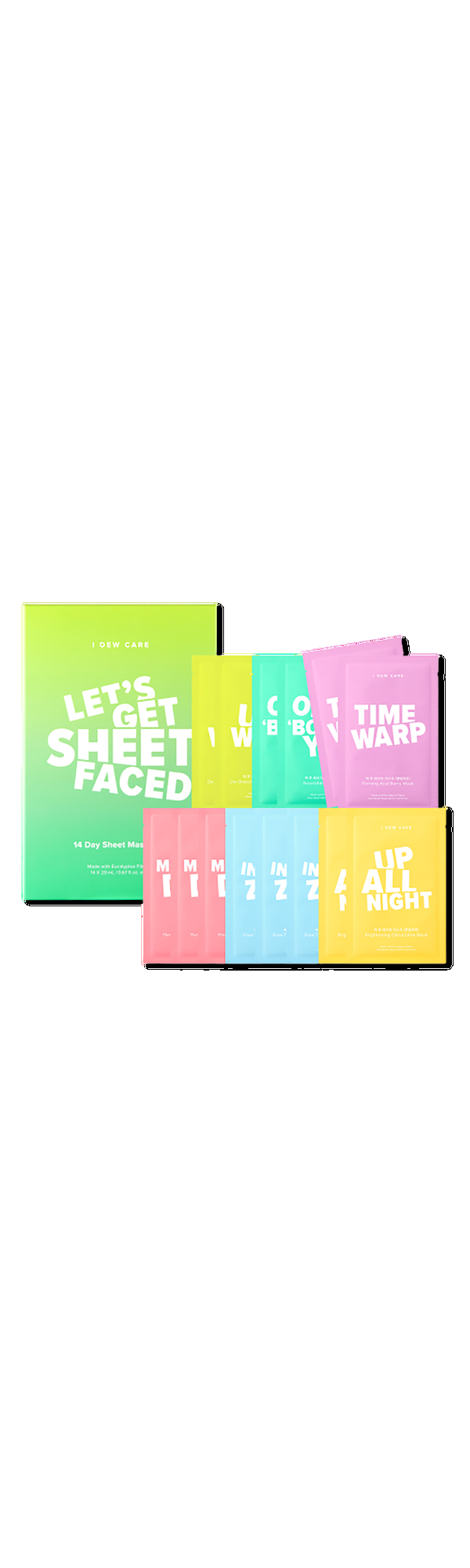 Ulta I Dew Care  Let's Get Sheet Faced Sheet Mask Set