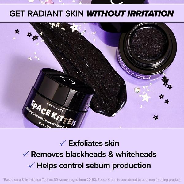 Ulta I Dew Care  Space Kitten Exfoliating Charcoal Peel-Off Mask