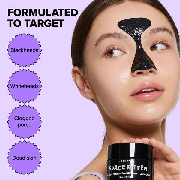 Ulta I Dew Care  Space Kitten Exfoliating Charcoal Peel-Off Mask
