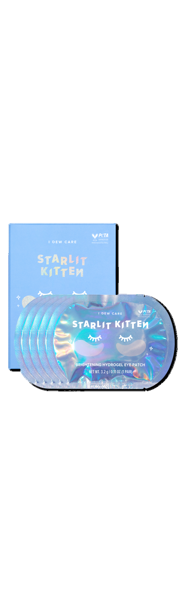Ulta I Dew Care  Starlit Kitten Brightening Hydrogel Eye Patch